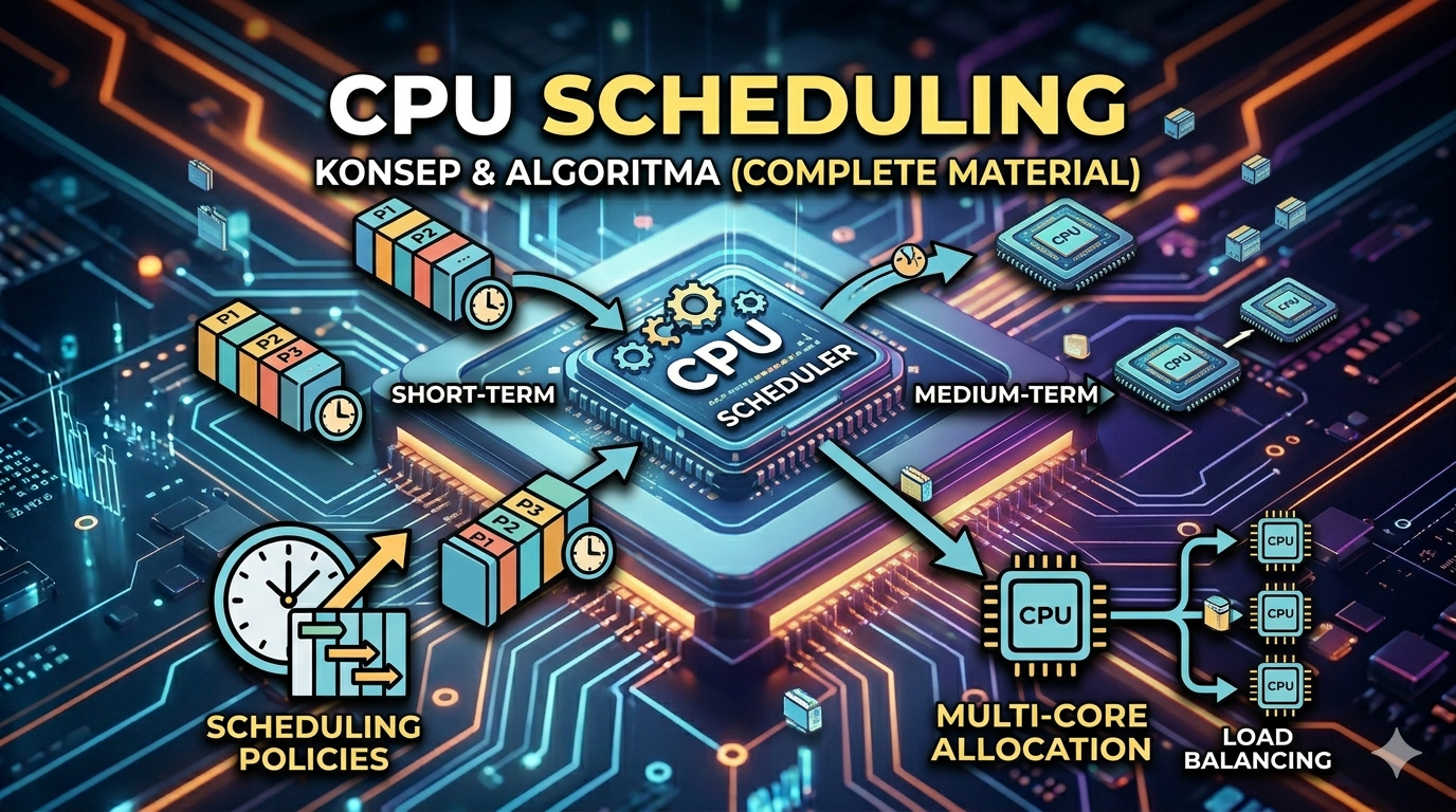 Catatan Kuliah: CPU Scheduling (Penjadwalan CPU)