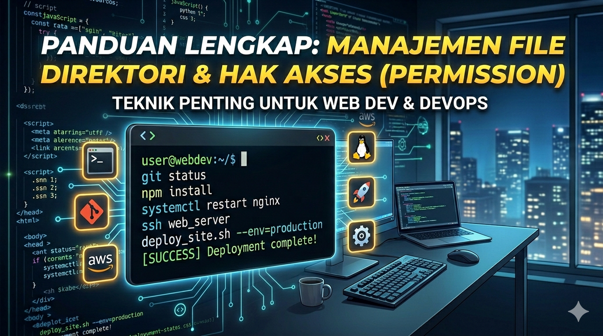 Catatan Kuliah: Manajemen File, Direktori, dan Hak Akses (Permission)